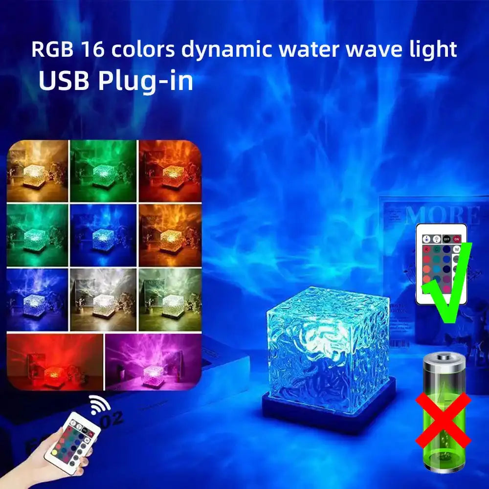 AuroraWave™ – Lampe Projecteur Ciel Étoilé & Vagues Océaniques