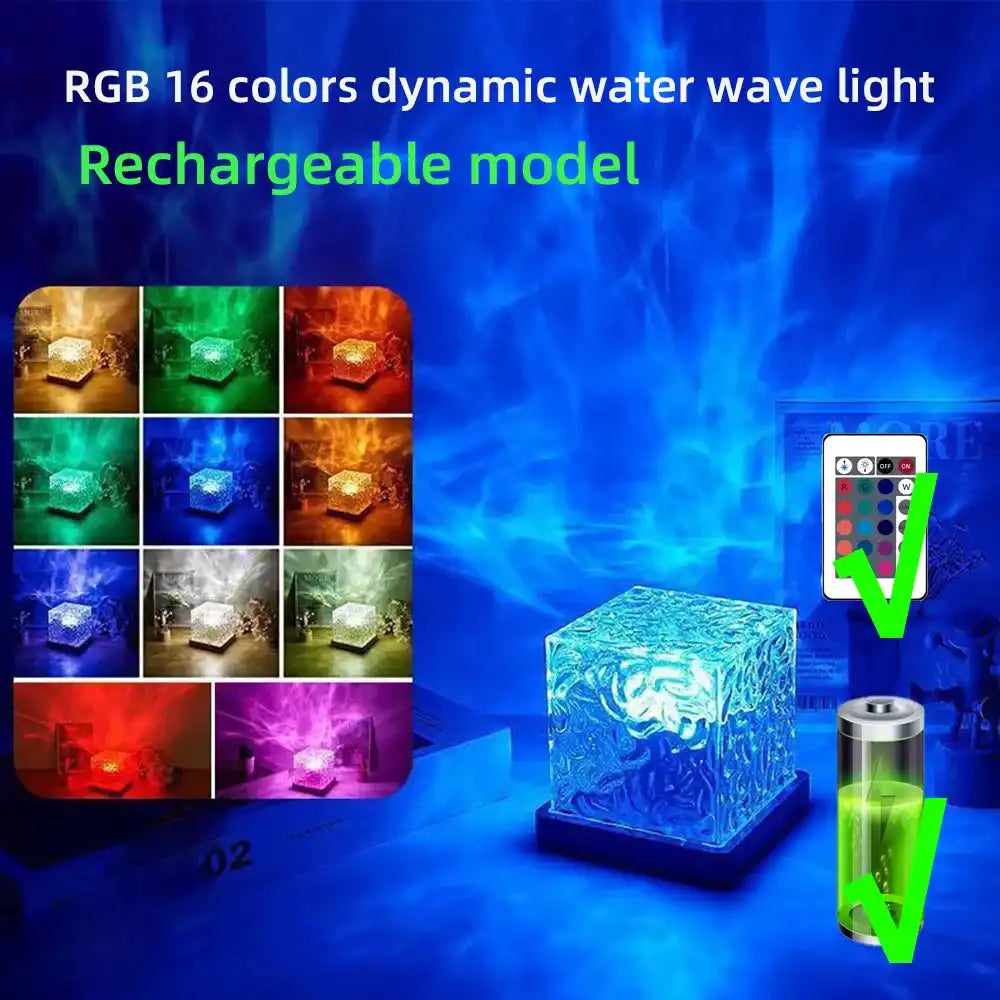 AuroraWave™ – Lampe Projecteur Ciel Étoilé & Vagues Océaniques