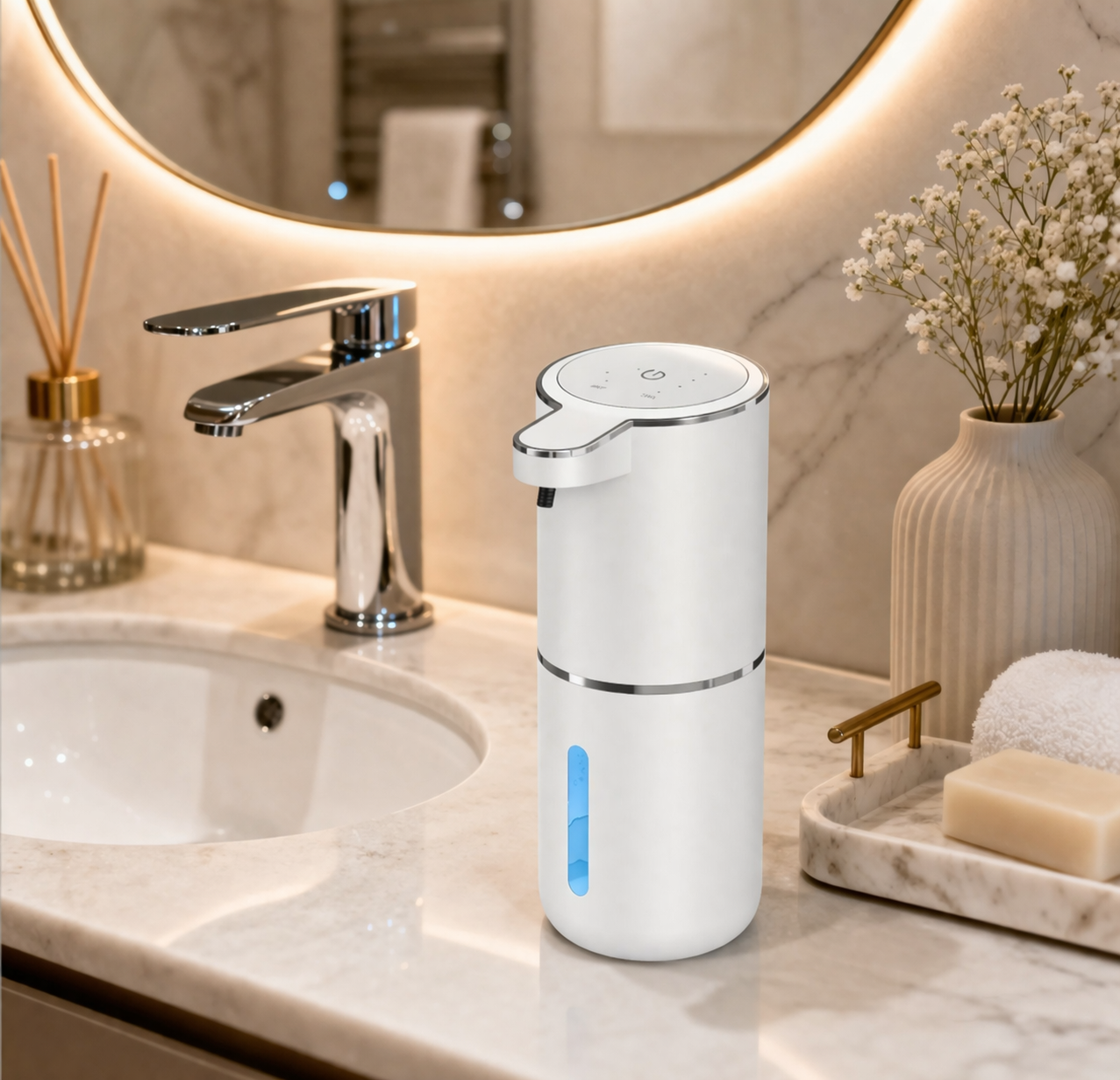 SmartFoam Pro – Distributeur automatique de savon sans contact USB