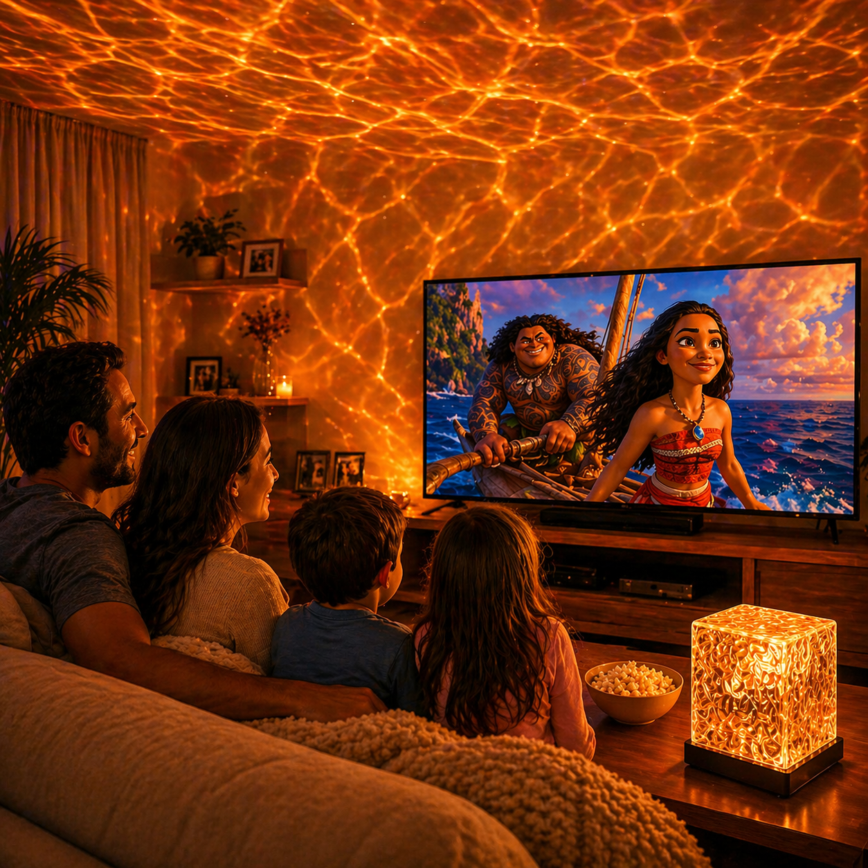 AuroraWave™ – Lampe Projecteur Ciel Étoilé & Vagues Océaniques