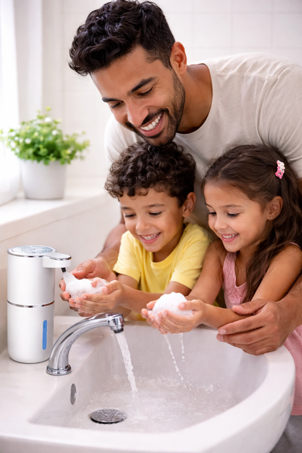 SmartFoam Pro – Distributeur automatique de savon sans contact USB