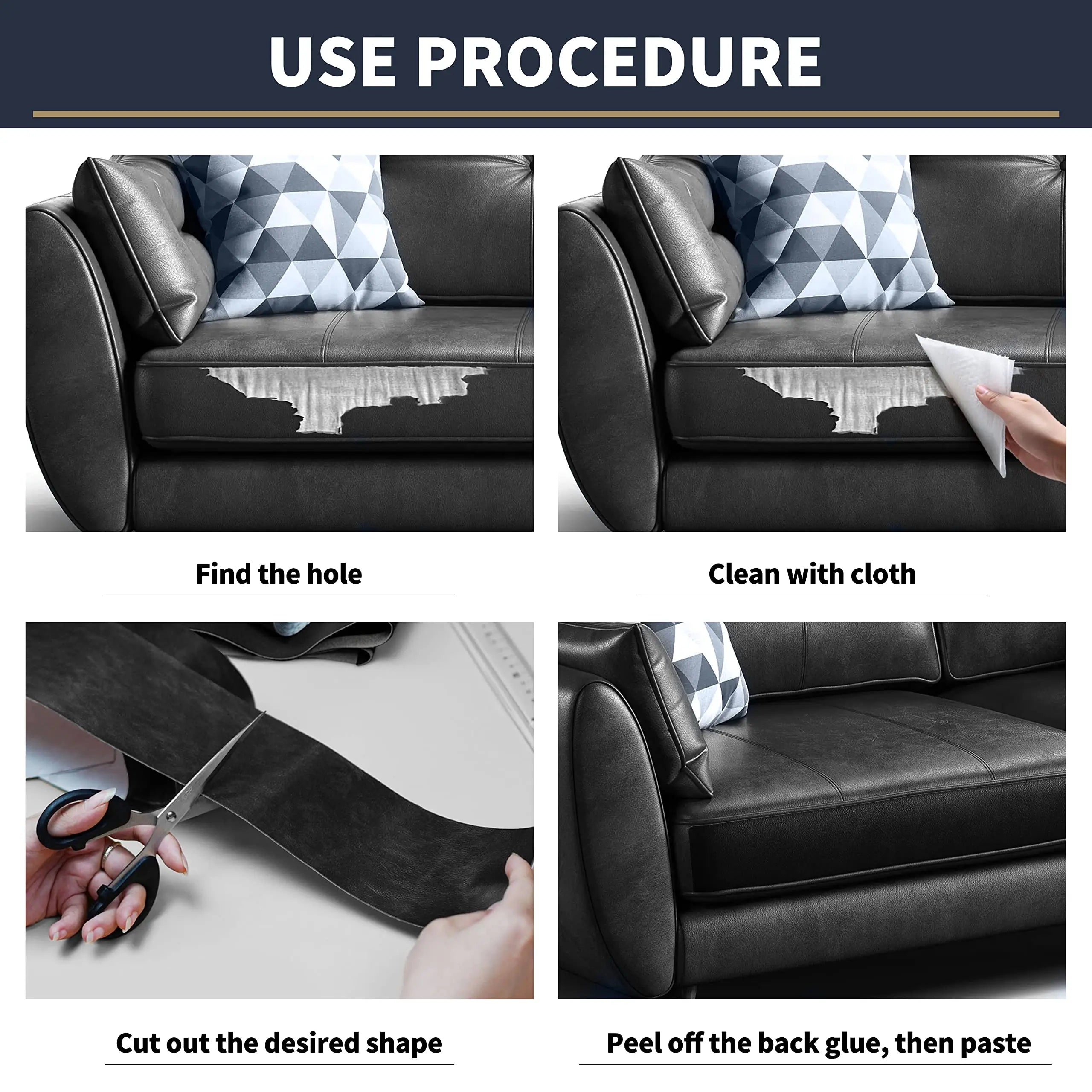 Ruban adhésif pour réparer le cuir LeatherFix™