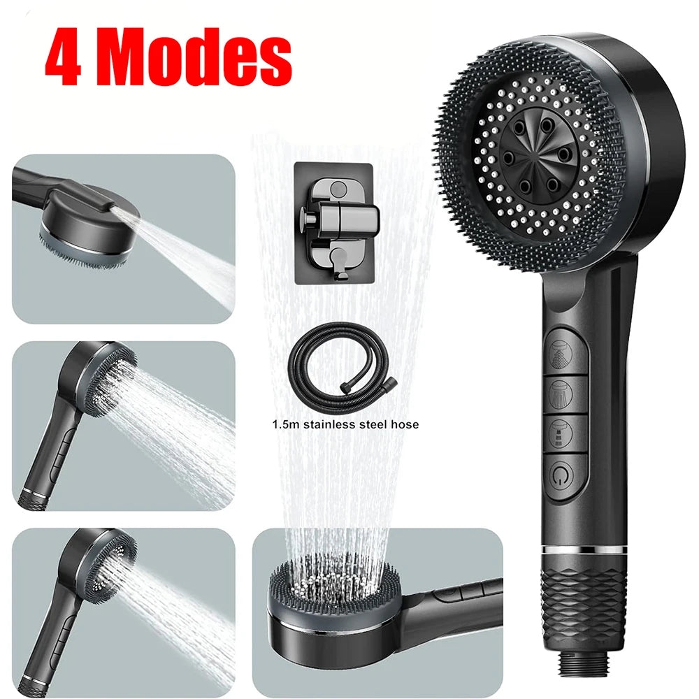 Douchette autonettoyante à 4 modes, brosse en silicone VILOYI™