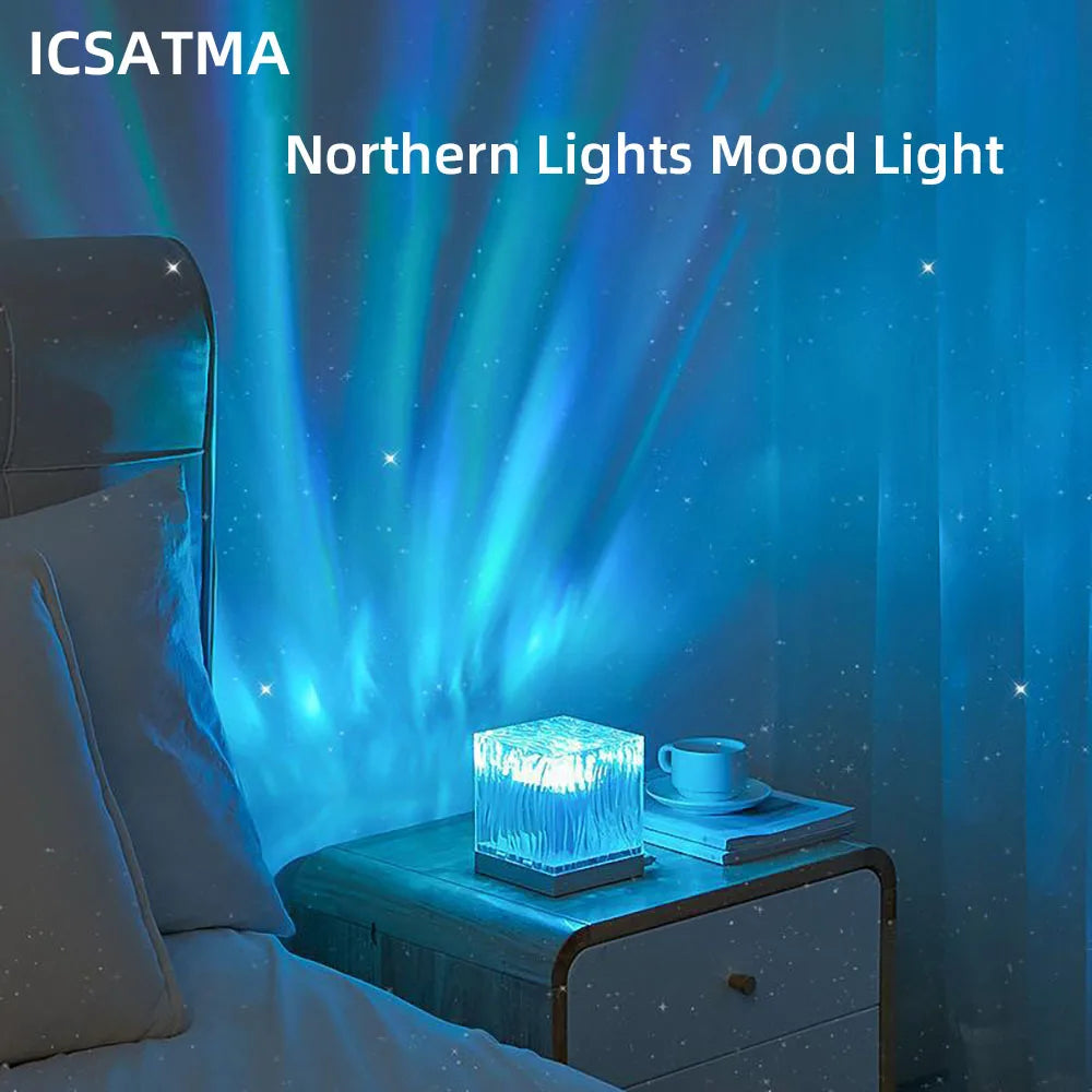 AuroraWave™ – Lampe Projecteur Ciel Étoilé & Vagues Océaniques